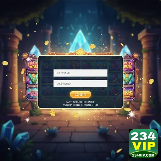 Ilustração de Acesse o Aplicativo do 234vip para jogos móveis