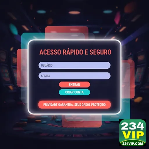 Ilustração de Acesse o Aplicativo do 234vip para jogos móveis