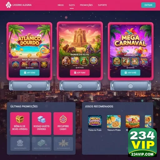 Ilustração de Acesse as Melhores Ofertas de Slots e Cassino Online na 234vip