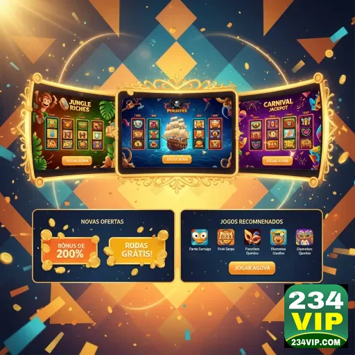 Ilustração de Explore a plataforma 234vip: jogos com segurança e tecnologia